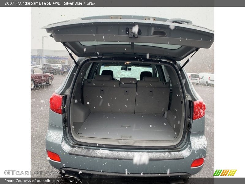 Silver Blue / Gray 2007 Hyundai Santa Fe SE 4WD
