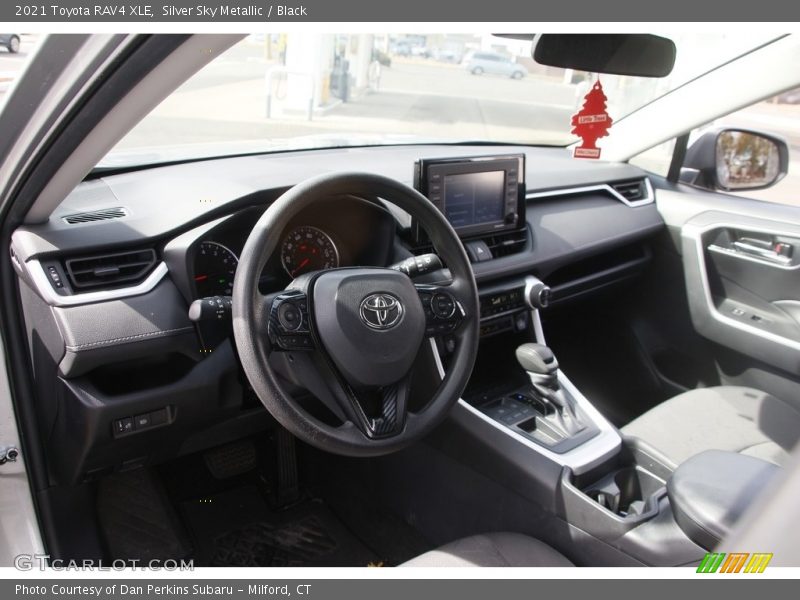 Silver Sky Metallic / Black 2021 Toyota RAV4 XLE