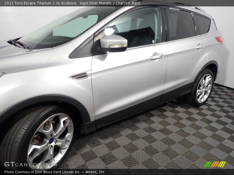 Ingot Silver Metallic / Charcoal Black 2013 Ford Escape Titanium 2.0L EcoBoost