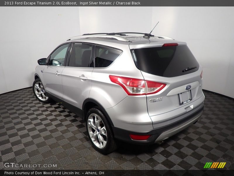 Ingot Silver Metallic / Charcoal Black 2013 Ford Escape Titanium 2.0L EcoBoost