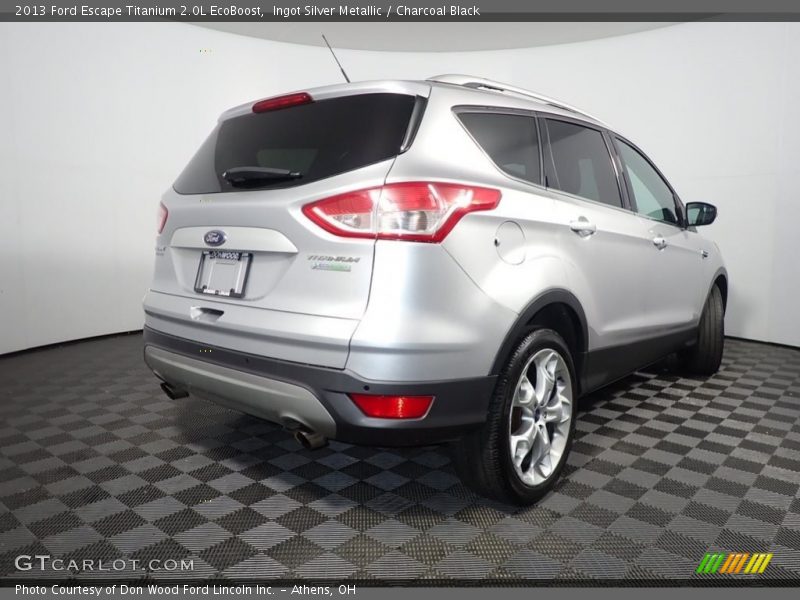 Ingot Silver Metallic / Charcoal Black 2013 Ford Escape Titanium 2.0L EcoBoost