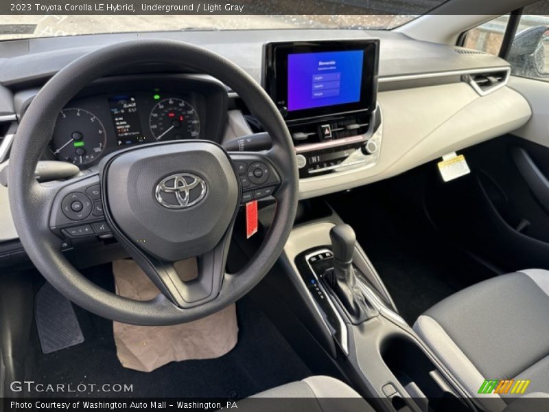 Dashboard of 2023 Corolla LE Hybrid