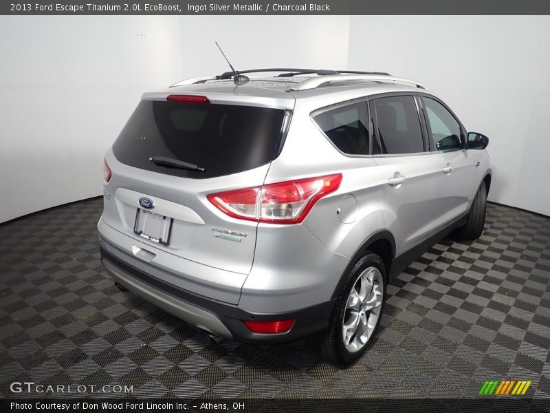 Ingot Silver Metallic / Charcoal Black 2013 Ford Escape Titanium 2.0L EcoBoost