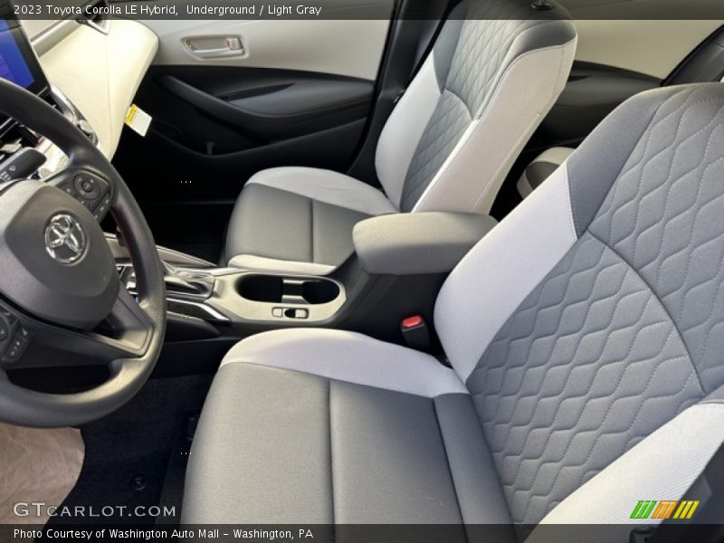  2023 Corolla LE Hybrid Light Gray Interior