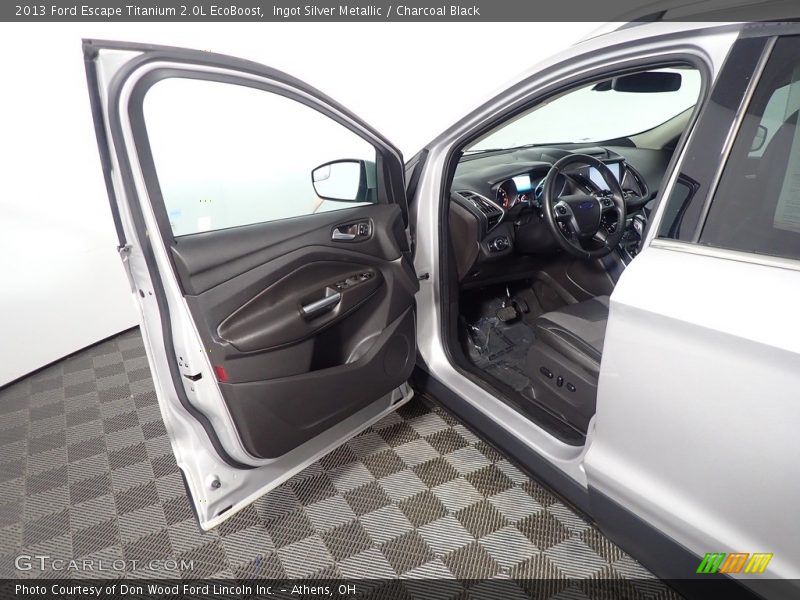 Ingot Silver Metallic / Charcoal Black 2013 Ford Escape Titanium 2.0L EcoBoost