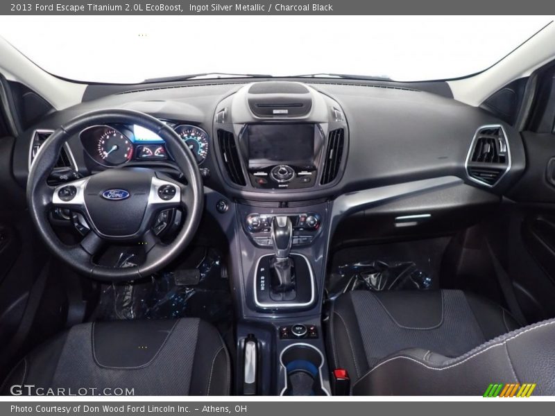 Ingot Silver Metallic / Charcoal Black 2013 Ford Escape Titanium 2.0L EcoBoost