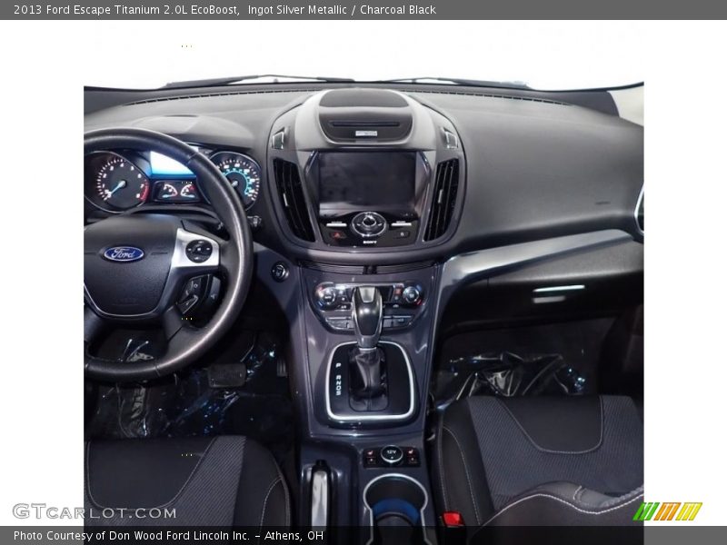 Ingot Silver Metallic / Charcoal Black 2013 Ford Escape Titanium 2.0L EcoBoost