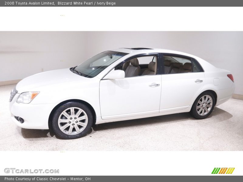 Blizzard White Pearl / Ivory Beige 2008 Toyota Avalon Limited