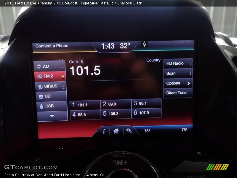 Ingot Silver Metallic / Charcoal Black 2013 Ford Escape Titanium 2.0L EcoBoost
