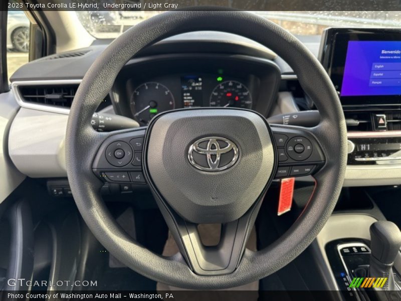  2023 Corolla LE Hybrid Steering Wheel