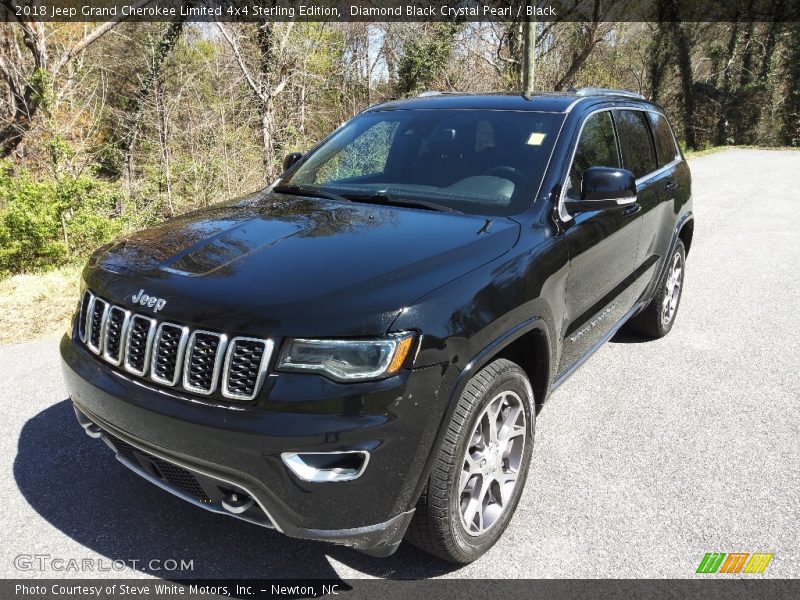 Diamond Black Crystal Pearl / Black 2018 Jeep Grand Cherokee Limited 4x4 Sterling Edition