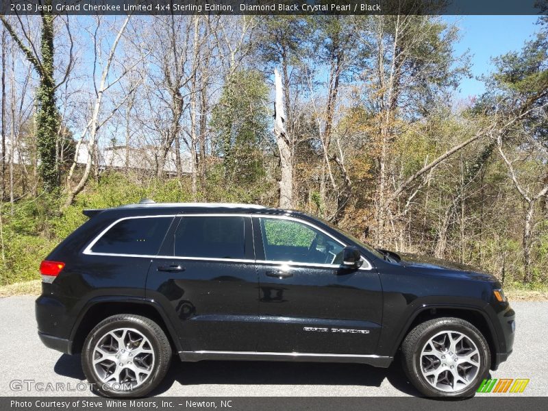  2018 Grand Cherokee Limited 4x4 Sterling Edition Diamond Black Crystal Pearl