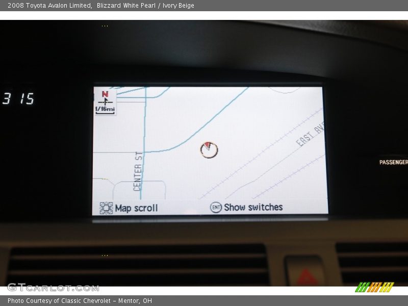 Blizzard White Pearl / Ivory Beige 2008 Toyota Avalon Limited