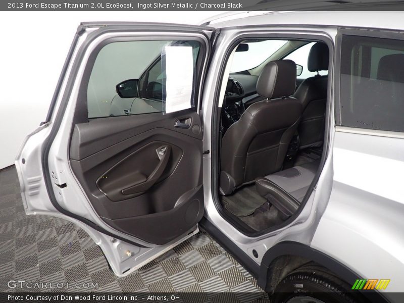 Ingot Silver Metallic / Charcoal Black 2013 Ford Escape Titanium 2.0L EcoBoost