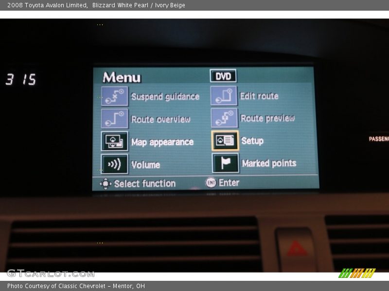 Blizzard White Pearl / Ivory Beige 2008 Toyota Avalon Limited
