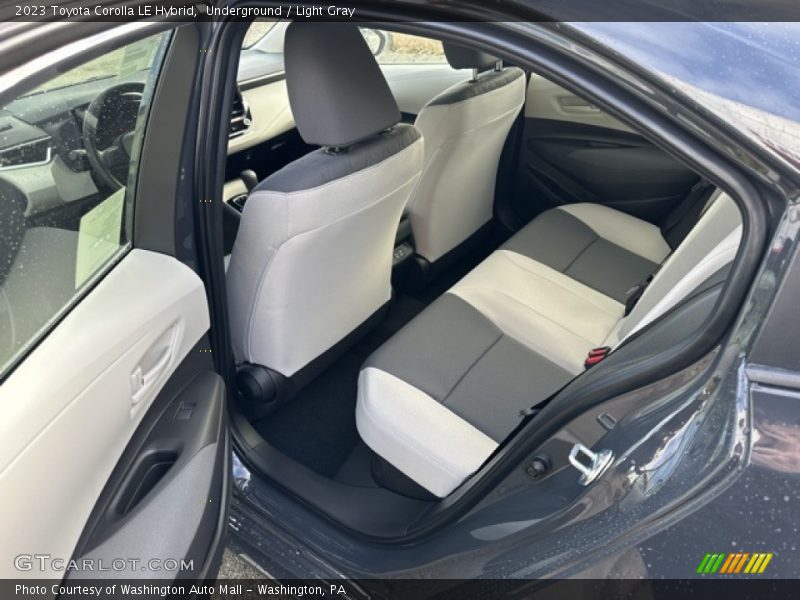 Rear Seat of 2023 Corolla LE Hybrid