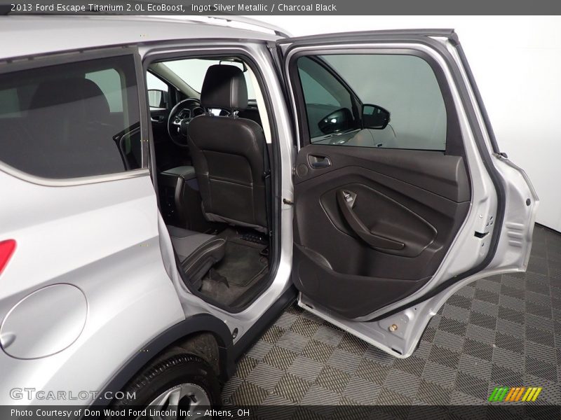 Ingot Silver Metallic / Charcoal Black 2013 Ford Escape Titanium 2.0L EcoBoost