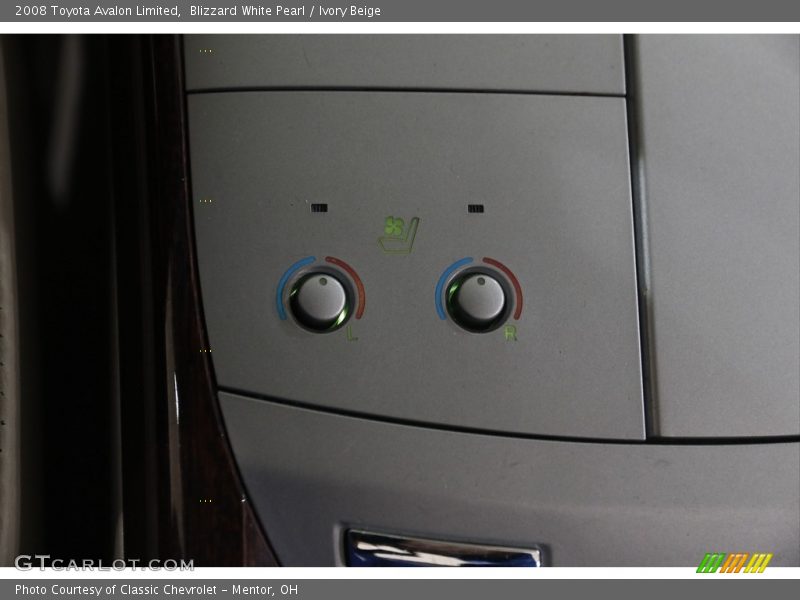 Blizzard White Pearl / Ivory Beige 2008 Toyota Avalon Limited