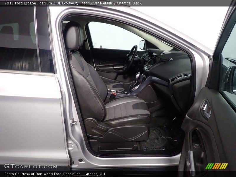 Ingot Silver Metallic / Charcoal Black 2013 Ford Escape Titanium 2.0L EcoBoost