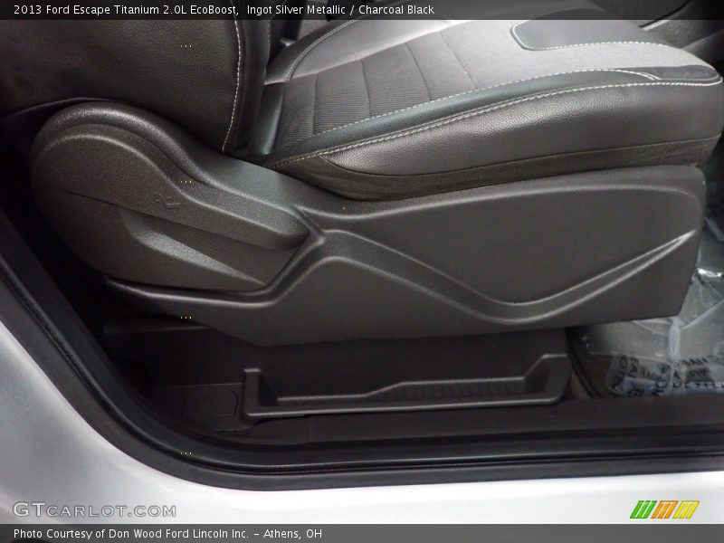 Ingot Silver Metallic / Charcoal Black 2013 Ford Escape Titanium 2.0L EcoBoost