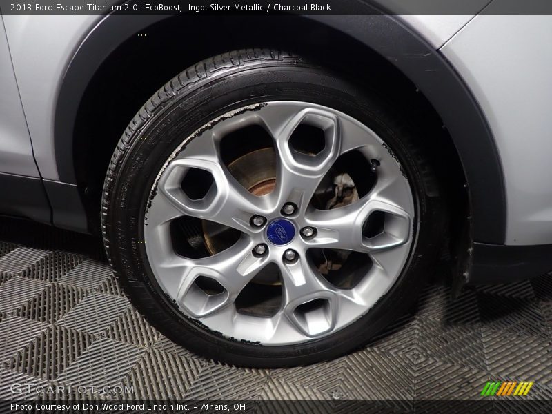 Ingot Silver Metallic / Charcoal Black 2013 Ford Escape Titanium 2.0L EcoBoost