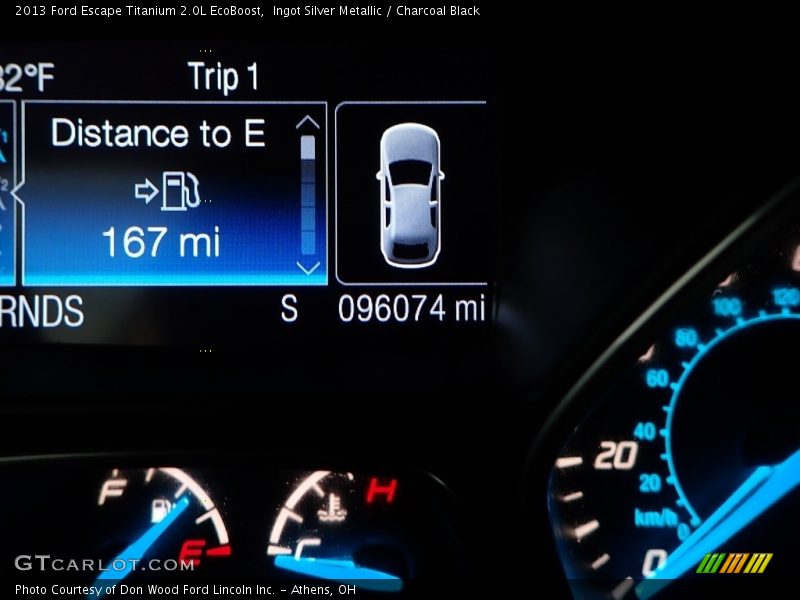 Ingot Silver Metallic / Charcoal Black 2013 Ford Escape Titanium 2.0L EcoBoost