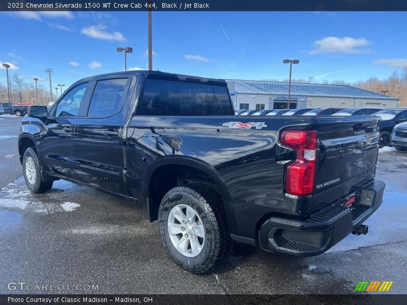 Black / Jet Black 2023 Chevrolet Silverado 1500 WT Crew Cab 4x4