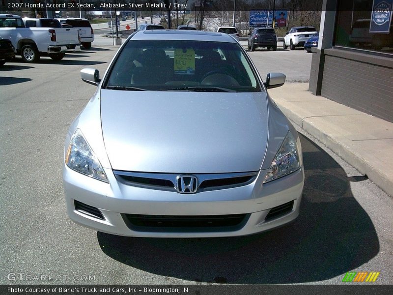 Alabaster Silver Metallic / Gray 2007 Honda Accord EX Sedan