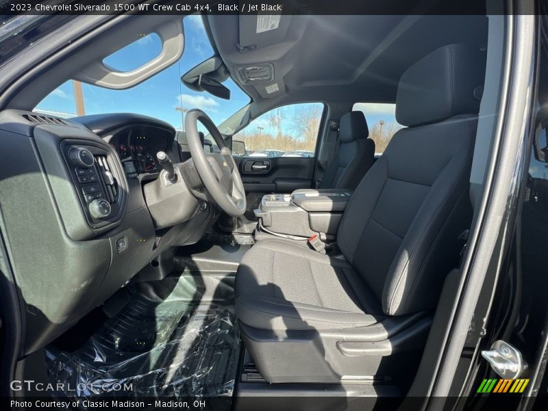 Black / Jet Black 2023 Chevrolet Silverado 1500 WT Crew Cab 4x4