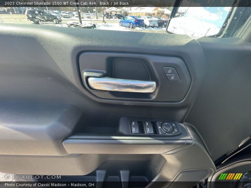 Black / Jet Black 2023 Chevrolet Silverado 1500 WT Crew Cab 4x4