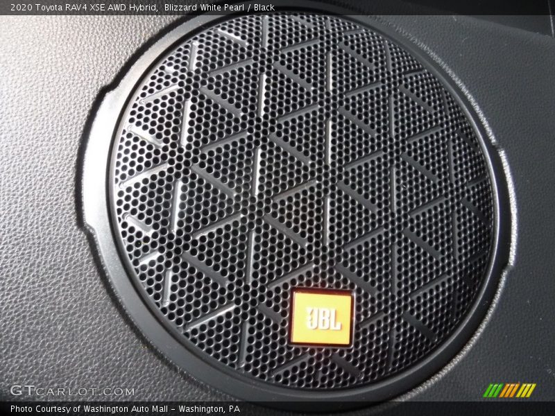 Blizzard White Pearl / Black 2020 Toyota RAV4 XSE AWD Hybrid