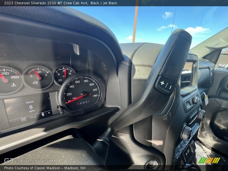 Black / Jet Black 2023 Chevrolet Silverado 1500 WT Crew Cab 4x4