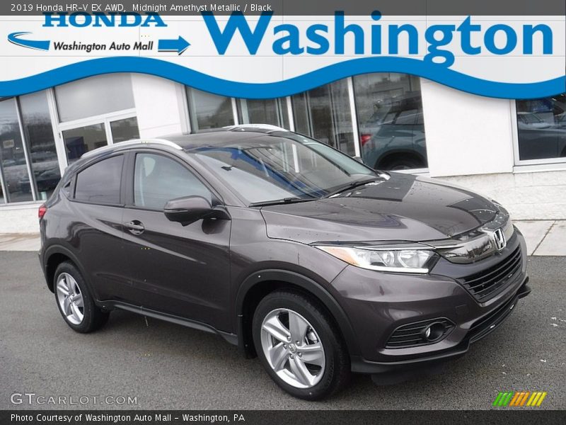 Midnight Amethyst Metallic / Black 2019 Honda HR-V EX AWD