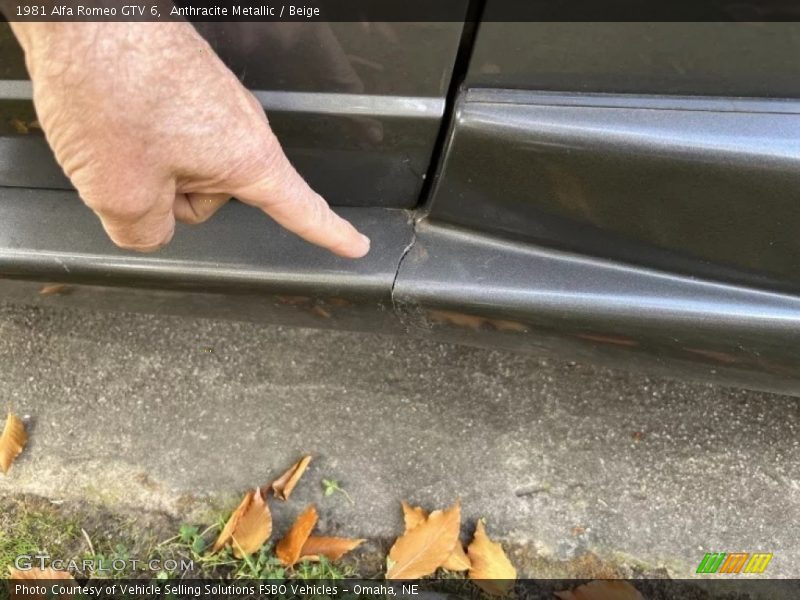 Anthracite Metallic / Beige 1981 Alfa Romeo GTV 6