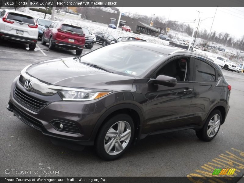 Midnight Amethyst Metallic / Black 2019 Honda HR-V EX AWD