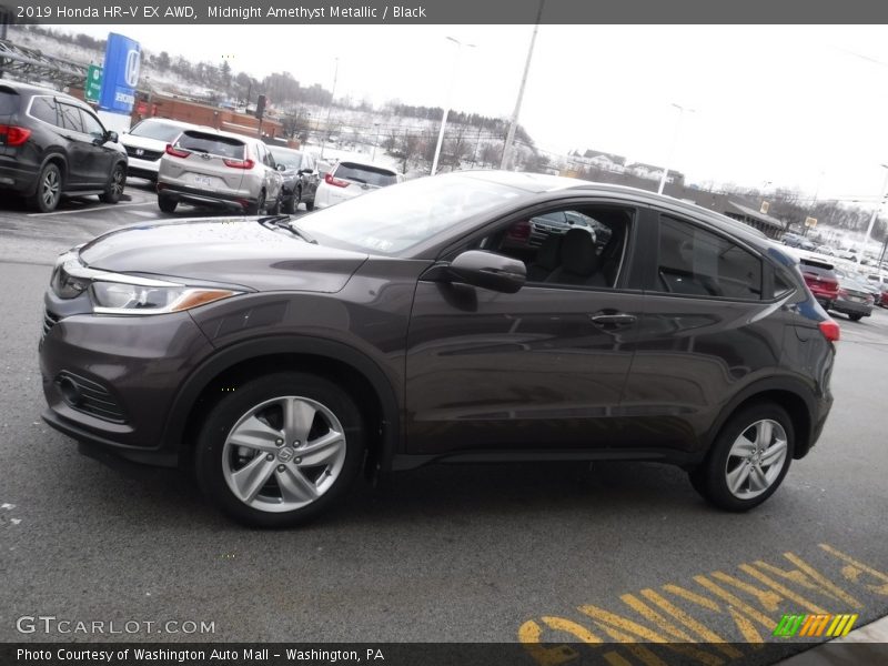 Midnight Amethyst Metallic / Black 2019 Honda HR-V EX AWD