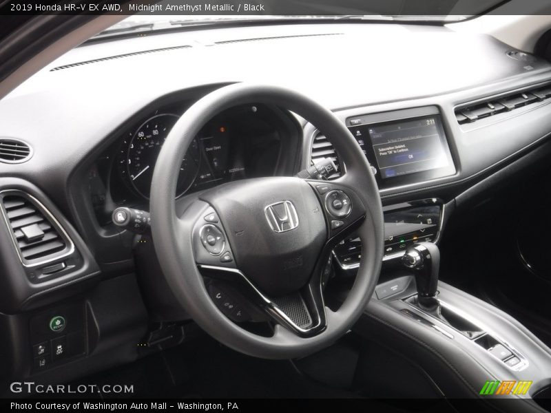Midnight Amethyst Metallic / Black 2019 Honda HR-V EX AWD