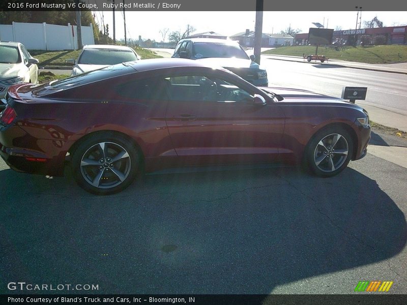 Ruby Red Metallic / Ebony 2016 Ford Mustang V6 Coupe