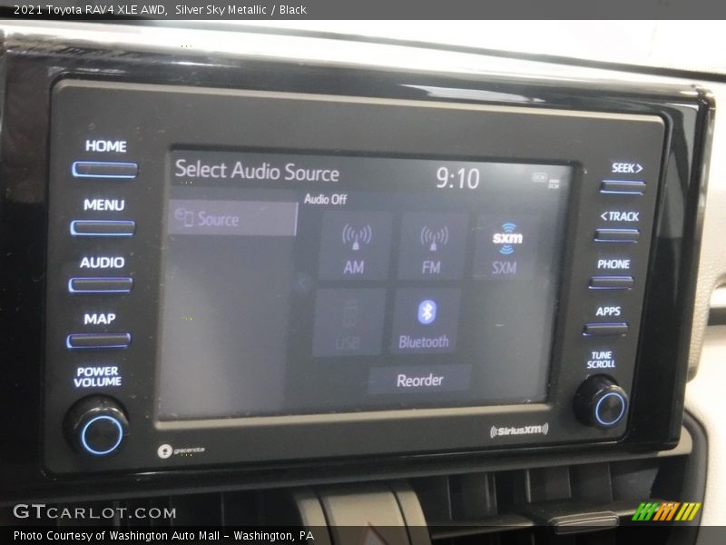 Silver Sky Metallic / Black 2021 Toyota RAV4 XLE AWD