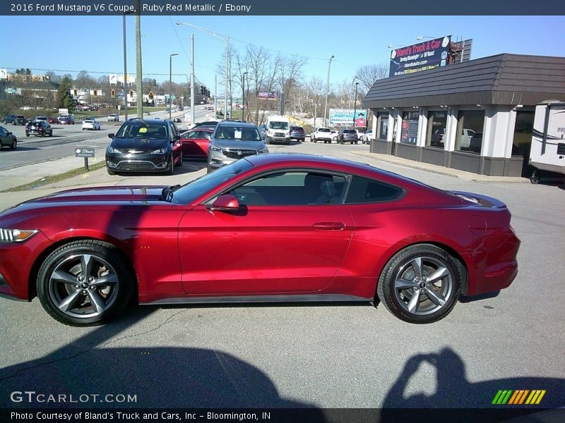 Ruby Red Metallic / Ebony 2016 Ford Mustang V6 Coupe