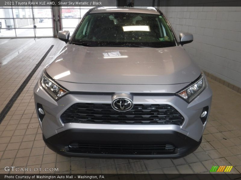Silver Sky Metallic / Black 2021 Toyota RAV4 XLE AWD