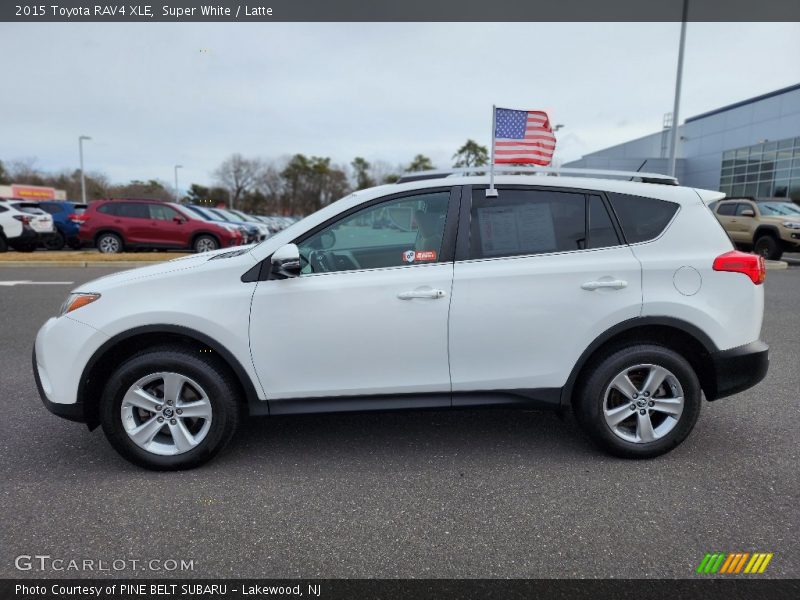 Super White / Latte 2015 Toyota RAV4 XLE