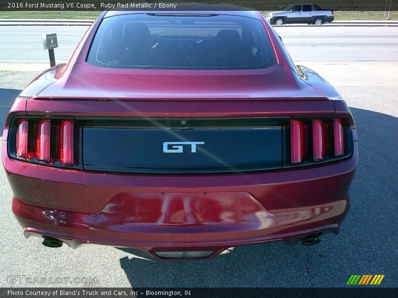 Ruby Red Metallic / Ebony 2016 Ford Mustang V6 Coupe