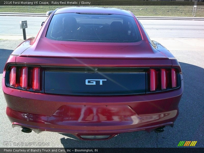Ruby Red Metallic / Ebony 2016 Ford Mustang V6 Coupe