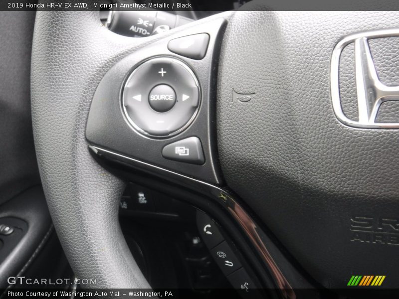 Midnight Amethyst Metallic / Black 2019 Honda HR-V EX AWD