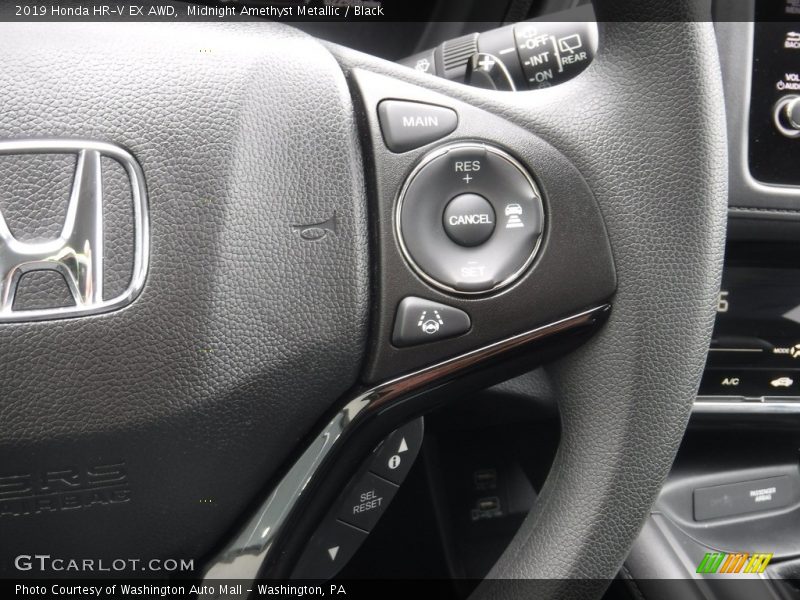 Midnight Amethyst Metallic / Black 2019 Honda HR-V EX AWD