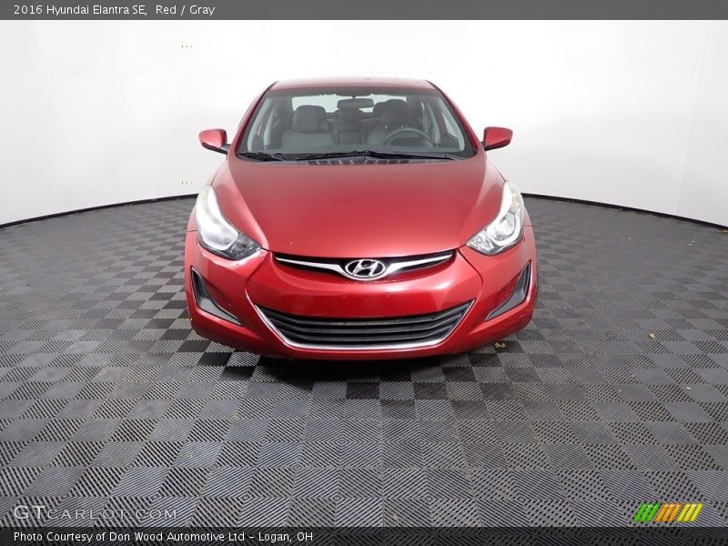 Red / Gray 2016 Hyundai Elantra SE