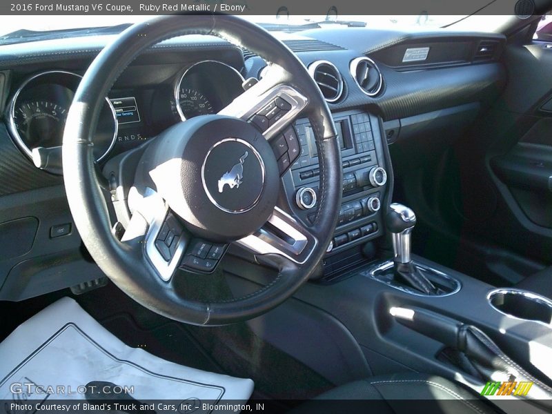 Ruby Red Metallic / Ebony 2016 Ford Mustang V6 Coupe