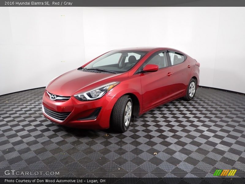 Red / Gray 2016 Hyundai Elantra SE