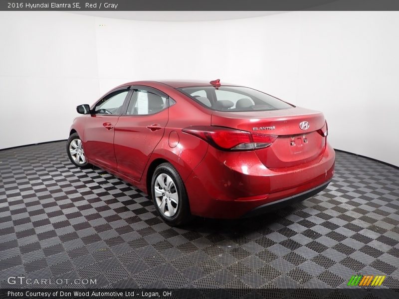 Red / Gray 2016 Hyundai Elantra SE